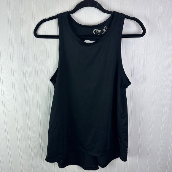 Zyia Active Black Workout Tank top‎ size Medium - Picture 1 of 3